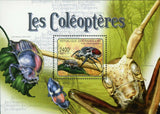 Beetles Stamp Goliathus Goliatus Scarabaeus Laticollis Tilloides S/S MNH #2987
