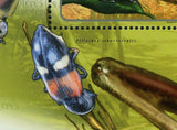 Beetles Stamp Goliathus Goliatus Scarabaeus Laticollis Tilloides S/S MNH #2987