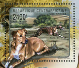 Dogs Stamp Azawakh Africanis Domestic Animal Pet S/S MNH #3082 / Bl.728