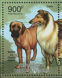 Dogs Stamp Beagle Matin des Pyrenees Basset Hound Collie Berger S/S MNH #3677-36
