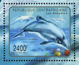 Dolphin Stamp Cephalorhynchus Heaviside Delphinus Delphis S/S MNH #3070 / Bl.724