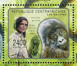 Gorillas Stamp Dian Fossey Wild Animal Souvenir Sheet MNH #3072 / Bl.726