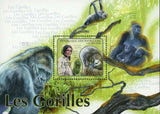 Gorillas Stamp Dian Fossey Wild Animal Souvenir Sheet MNH #3072 / Bl.726