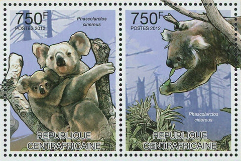 Deforestation Koalas Stamp Phascolarctos Cinereus Souvenir Sheet MNH #3637-3640