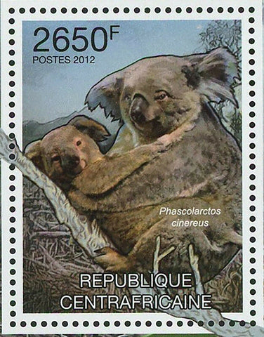 Deforestation & Koalas Stamp Phascolarctos Cinereus S/S MNH #3641 / Bl.943