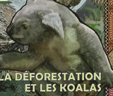 Deforestation & Koalas Stamp Phascolarctos Cinereus S/S MNH #3641 / Bl.943