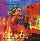Soccer Stamp Euro Cristiano Ronaldo Balotelli Mario Gomez Torres S/S MNH #3772