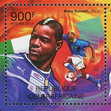 Soccer Stamp Euro Cristiano Ronaldo Balotelli Mario Gomez Torres S/S MNH #3772