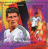 Soccer Stamp Euro Cristiano Ronaldo Balotelli Mario Gomez Torres S/S MNH #3772