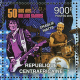 The Rolling Stones Stamp Mick Jagger Keith Richards Charlie Watts S/S MNH #3747
