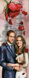Prince William of Wales Stamp Kate Middleton Royal Family S/S MNH #4874-4875