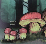 Mushrooms Stamp Boletus Regius Xerocomus Pulverulentus S/S MNH #4824-4825/Bl.825