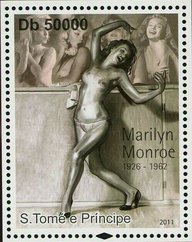 Marilyn Monroe Stamp Legend Actress Celebrity Famous Woman S/S MNH #4866-4867