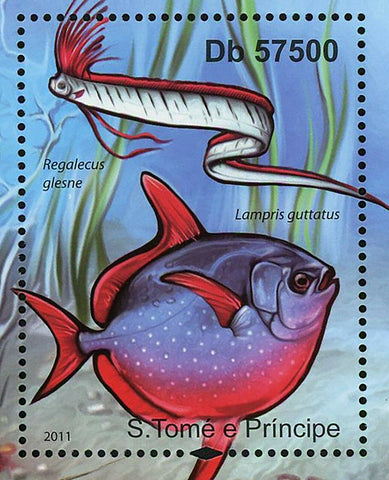 Fish Stamp Regalecus Glesne Lampris Guttatus Istiophorus S/S MNH #4850-4851