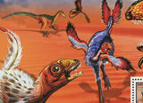 Dinosaurs Stamp Deinonychus Sinosauropteryx Extinct Animals Souvenir Sheet MNH