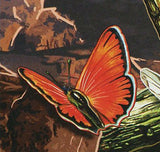 Butterflies Stamp Animals Frogs Snakes Lizards Euclidia Glyphica S/S MNH