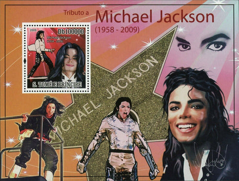 Michael Jackson Stamp Tribute Pop Music Artist Legend S/S MNH #4169 / Bl.713