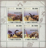 African Elephants Stamp Loxodonta Africana Giraffe Zebra S/S MNH #3420-3423