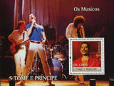 Freddie Mercury Stamp Music Bands Queen Historical Figure S/S MNH #2518 / Bl.491