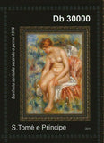 Pierre-Auguste Renoir Stamp Art Paintings Woman After a Bath S/S MNH #4881-4884