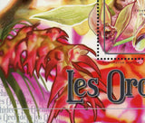 Orchids Stamp Jean Jules Linden Flowers Polystachya Affinis S/S MNH #2972/Bl.706
