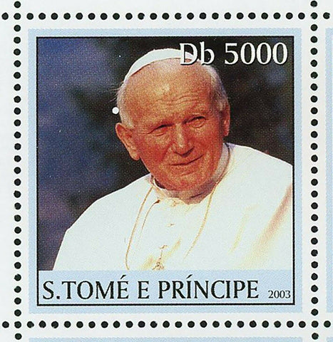 Pope John Paul II Stamp Vatican Church Christianity S/S MNH #2380-2388