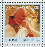 Pope John Paul II Stamp Vatican Church Christianity S/S MNH #2380-2388