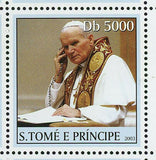 Pope John Paul II Stamp Vatican Church Christianity S/S MNH #2380-2388