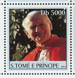 Pope John Paul II Stamp Vatican Church Christianity S/S MNH #2380-2388