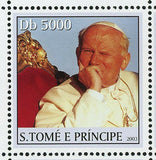 Pope John Paul II Stamp Vatican Church Christianity S/S MNH #2389-2397