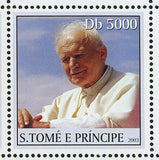 Pope John Paul II Stamp Vatican Church Christianity S/S MNH #2389-2397