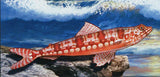 Fish Stamp Osphronemidae Chaetodon Lineolatus Souvenir Sheet MNH