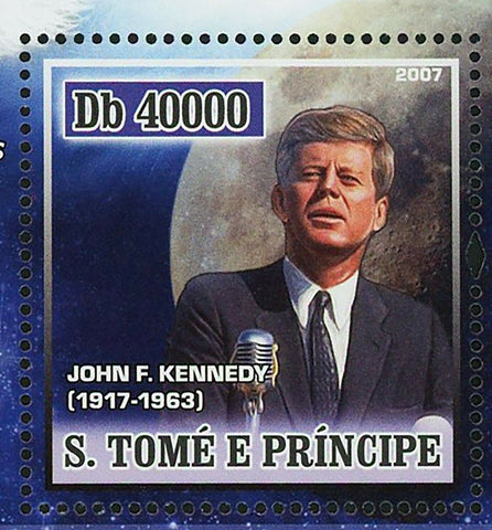 J. F. Kennedy Stamp The Beatles Neil Armstrong Marilyn Monroe S/S MNH #2959