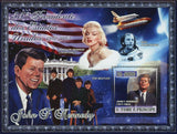 J. F. Kennedy Stamp The Beatles Neil Armstrong Marilyn Monroe S/S MNH #2959