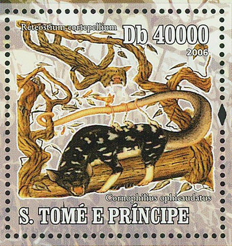 Future Animals Stamp Oromustela Altifera Florifacies Mirabila S/S MNH #2778