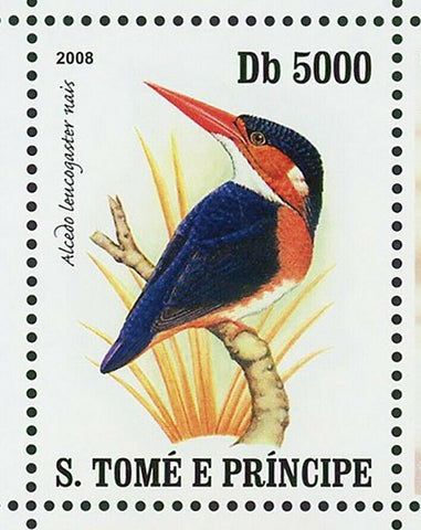 Birds of Sao Tome Stamp Euplectes Aureus Speirops Lugubris S/S MNH #3209-3222