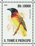 Birds of Sao Tome Stamp Euplectes Aureus Speirops Lugubris S/S MNH #3209-3222