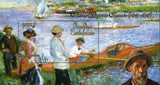 Paintings of Pierre-Auguste Renoir Stamp Oarsmen at Chatou S/S MNH #3486 /Bl.896