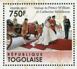 Royal Wedding Stamp Prince William & Kate Middleton S/S MNH #4079-4084