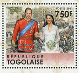 Royal Wedding Stamp Prince William & Kate Middleton S/S MNH #4079-4084