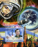 Yuri Gagarin Stamp Space Vostok 1 Vostok 3KA-3 Souvenir Sheet MNH #3111 / Bl.735