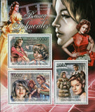 Romy Schneider Stamp Max Et Les Ferrailleurs Otley S/S MNH #3092-3094