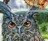 Owls Stamp Birds Bubo Bengalensis Asio Flammeus Otus spp. S/S MNH #5724 / Bl.100