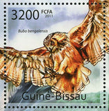 Owls Stamp Birds Bubo Bengalensis Asio Flammeus Otus spp. S/S MNH #5724 / Bl.100