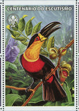Birds Stamp Couroucou Orange Ramphocelus Scarlatte Souvenir Sheet MNH #3028-3031