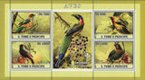 Birds Stamp Tangara Passe Ver Cassique Huppe Carouge Lamacaii S/S MNH #3032-3035