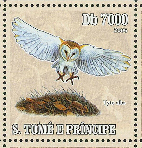 Endangered Animals Stamp Tyto Alba Bison Bison Panthera Tigris S/S MNH #2794-279
