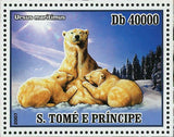 Bears Stamp Wild Animal Ursus Maritimus Mammal Souvenir Sheet MNH #3053 / Bl.598