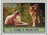 Wolves Stamp Wolf Wild Animal Souvenir Sheet MNH #3036-3039