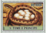 Snakes Stamp Eggs Nest Reptiles Serpent Souvenir Sheet MNH #3024-3027